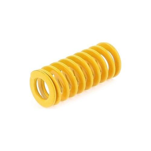 20x10x45mm Yellow Chromium Alloy Steel Mould Coil Compression Spring