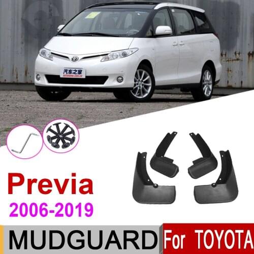 Car Mudflap For Toyota Previa Estima Tarago XR50 2019~2006 Fender Mud Guard Flap Splash Flaps Mudguards Accessories 2015 2010