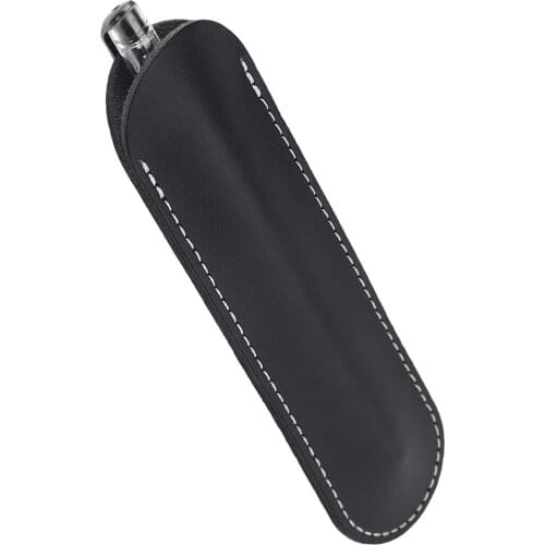 1PC Genuine Leather Fountain Pen Pouch Pencil Case Single Pen Bag Holder Storage Sleeve Pouch For School Office Supplies