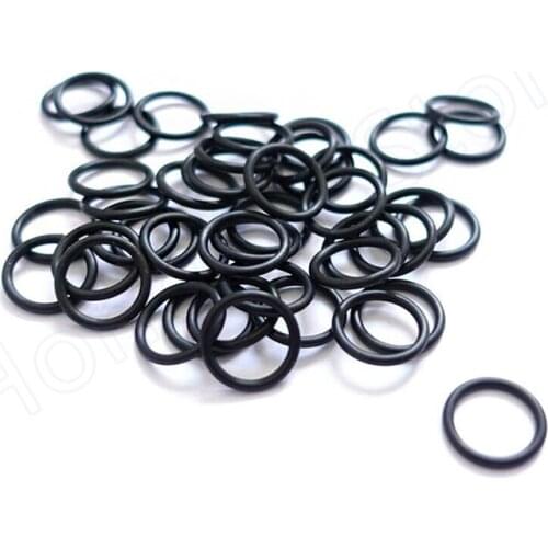 CS 1mm Black NBR Rubber Seal Gasket OD 3 4 5 6 7 8 9 10 11 12 13 14 15mm O Ring Oil Washer -25~100