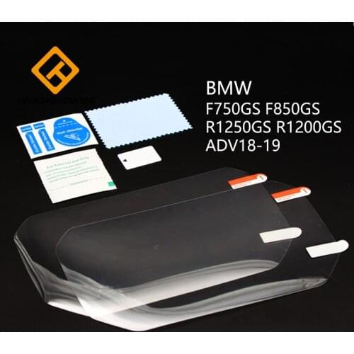For BMW F750GS F850GS R1250GS R1200GS ADV18-19 Motorcycle Scratch Cluster Screen Dashboard Protection Instrument Film