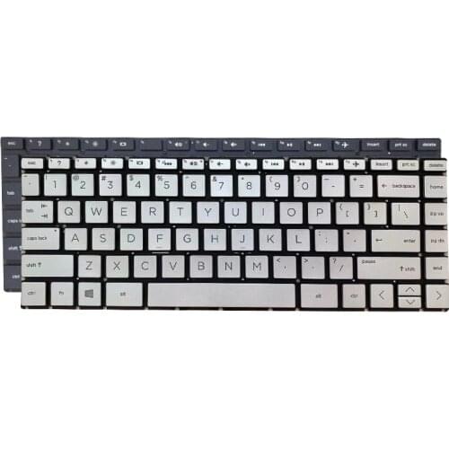 FOR HP 14-CM CD 14-CK 14S-DK 14M-CD TPN-W131 C121 I131 l131 keyboard 240 G7 silver keyboard with backlight