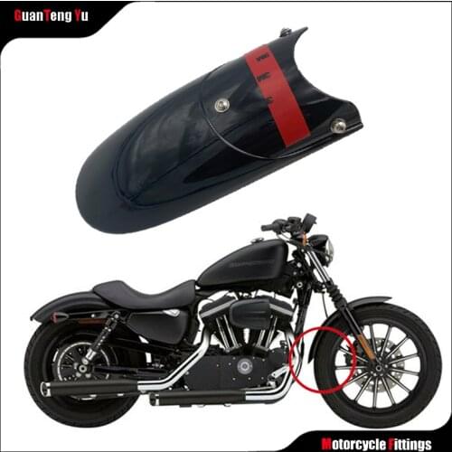 For Harley Sportster XL883 Carburetor XL1200 1993-1999 2003-2020 XL 883 10 cm wide fender extender Front fender fender extender