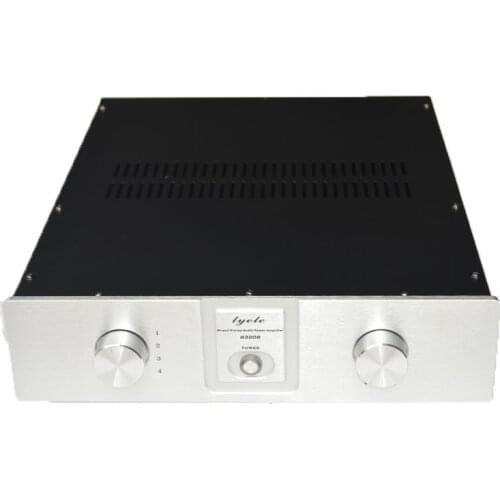 320*80*266MM A3208A Iron body Aluminum panels amplifier chassis Diy box HousingEnclosure Integrated Amplifier Pre-amplifier case