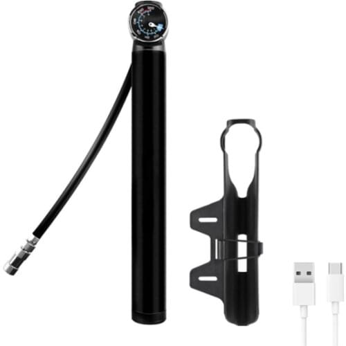 Cycling Electric Pump Bike Inflator 150 PSI USB Rechargeable Portable Car MTB Road Bike Inflator Cycling Tire Pump