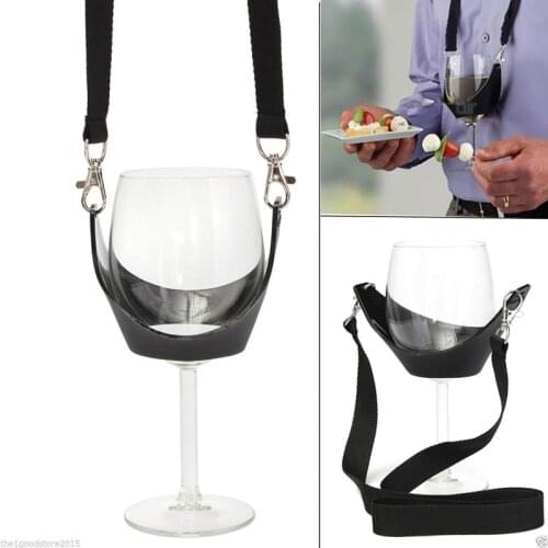 New Arrival 1X Portable Wine Glass Lanyard Holder Straps Necklace Party Birthday Mother Gift