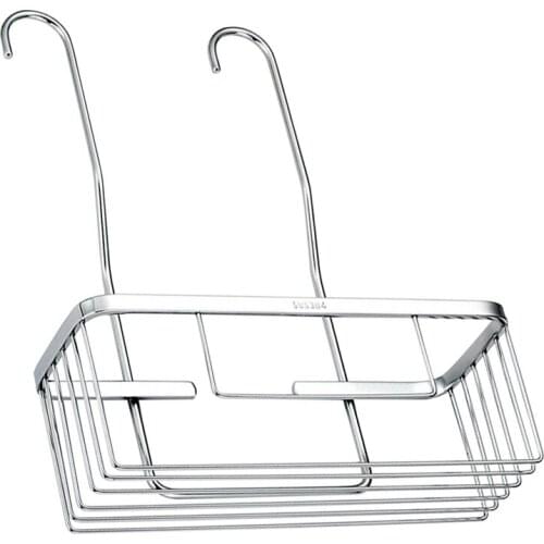 Stainless Steel Shower Organizer Rack Toiletries Display Holder Bathroom Toilet Kitchen Hanging Shelves Storage Basket