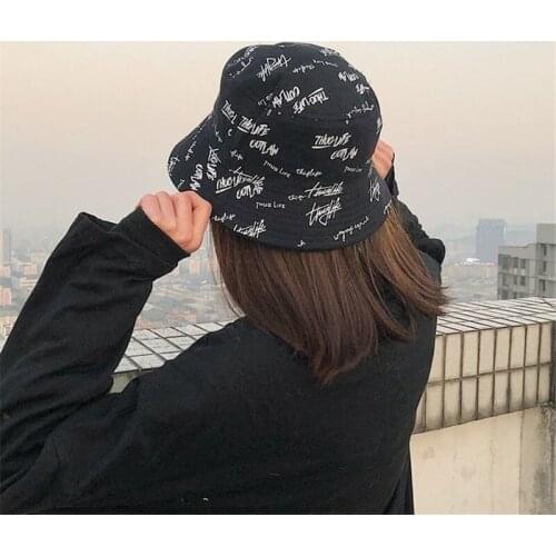 2021 Summer Bucket Hats Women Mens Panama Hat Double-sided Wear Fishing Hat Fisherman Cap for Boys/Girls Bob Femme Gorro