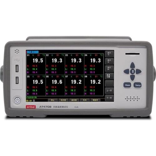 AT4708/AT4716/AT4724/AT4732/AT4740/AT4748/AT4756/AT4764 Temperature Data Logger Data Recorder