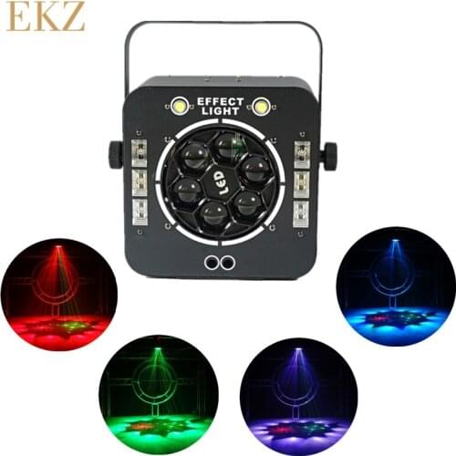 Stage Lights LED Bee Eye 4 in 1 Effect Control Light Laser Light Rotating Color Light DJ Disco KTV Party Club Show Performance