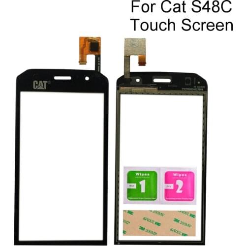 Touch Screen Panel For Caterpillar Cat S48 S48C Digitizer touchpad TouchScreen Front Glass Lens Screen Sensor Parts Tools