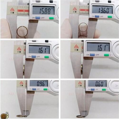 GT2860R Ball bearing Turbo Seal Ring,Turbine End 15.98mmx1.6mmx1mm,Com end13.6mmx1.6mmx0.6mm supplier AAA Turbocharger Parts