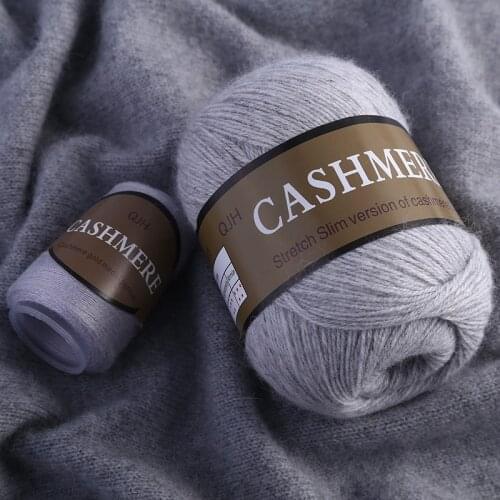 Best Quality 100% Mongolian Cashmere Hand-knitted Cashmere Yarn Wool Cashmere Knitting Yarn Ball Scarf Wool Yarny Baby 50 grams