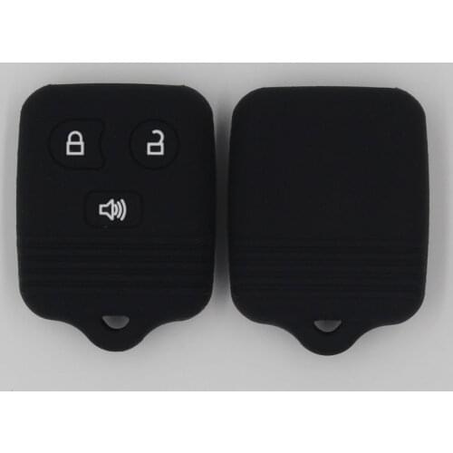 KAPU Flip Folding Silicone Key Cover For Ford F150 Focus Mondeo Fiesta Fusion Galaxy C Max S Max Keyless Entry FOB Shell