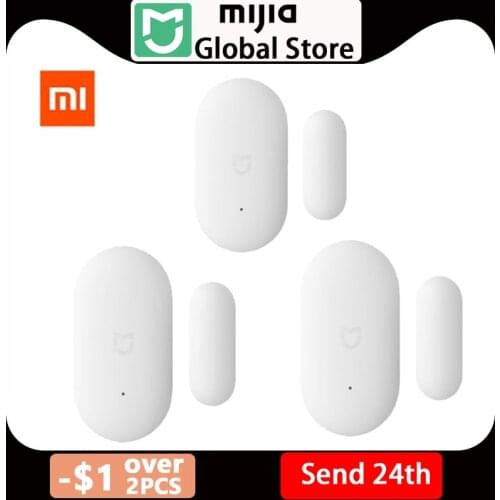 Bundled sale Original Xiaomi Mijia Intelligent Mini Door Window Sensor Pocket Size Smart Home Automatic lights for MIhome App
