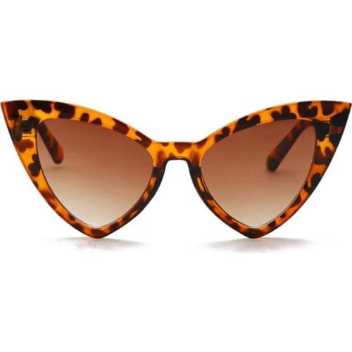 Sexy retro leopard cat Sunglasses Women Gradient Uv400 Protection Fashion Optical Glasses Frame Men Female UV400 with box NX
