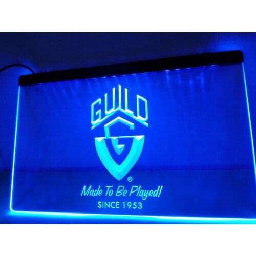LL192- Guild Guitar LED Neon Light Sign home decor crafts