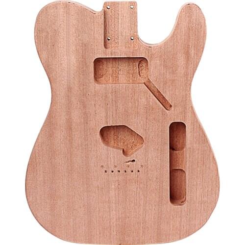 TL Electric Guitar Body Solid Wood Guitar DIY Accessory with Humbuck Pickup Hole Natural Wood Color