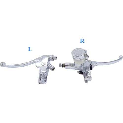 1 Pair Universal 7/8" 22mm Motorcycle Brake Clutch Handlebar Brake Lever Motorbike Brake Handlebar Motorcycle Brake Clutch Parts