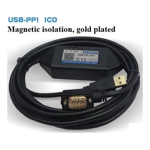 USB/PPI USB-PPI Programming Cable for Siemens S7-200 PLC 6ES7 901-3DB30-0XA0 Made in Taiwan