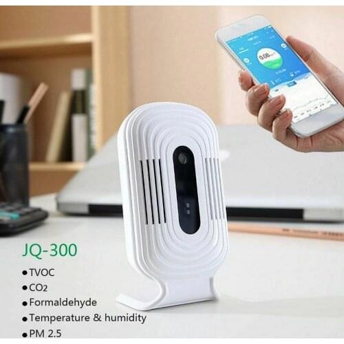 Wifi Formaldehyde Detection Instrument Portable Smog Meter CO2 HCHO TVOC PM2.5 Air Quality Analysis Tester JQ-200/JQ-300