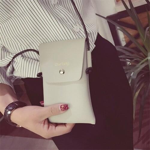 Women Wallets Simplicity Fashion Phone Bag Female Thin Messenger Bag Long Card Holders Ladies Hasp Coin Purses Shoulder Bag