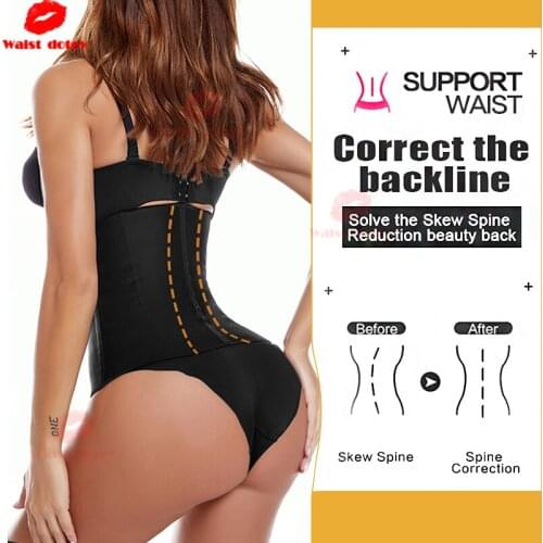 Women Postpartum Belly Slimming Modeling Strap Latex Body Shapewear Colombian Girdles Tummy 9 Steel Bone Waist Cincher Shaper