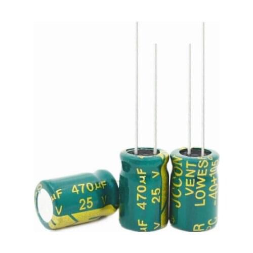 Free SHIPPING 200 PCS 470UF 25V 8 X 12mm Electrolytic Capacitor