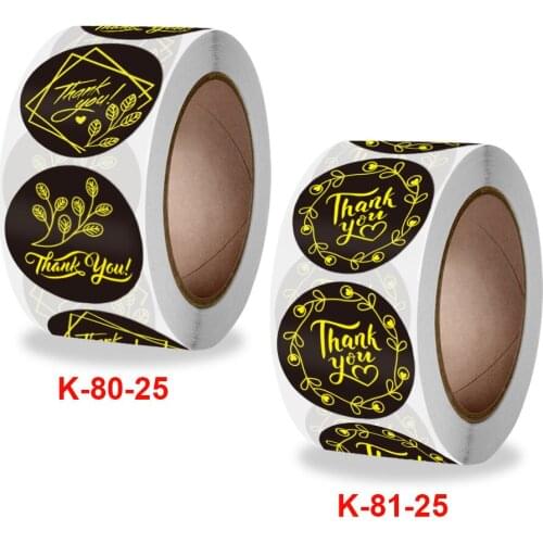 500Pcs Thank You Sticker wad with Gold Leaf Olive Branch Stickers for Local Handmade Gift Sticker Gold Seal Labels