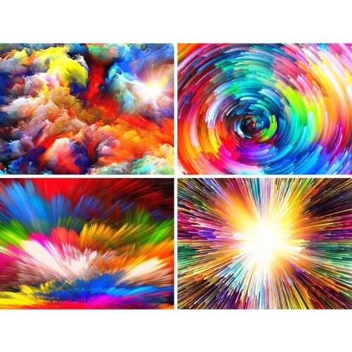 New Arrival 5D Diamond Painting Colorful Flowers Cross Stitch Full Drill Square Embroidery Mosaic Art Picture Home Decoration