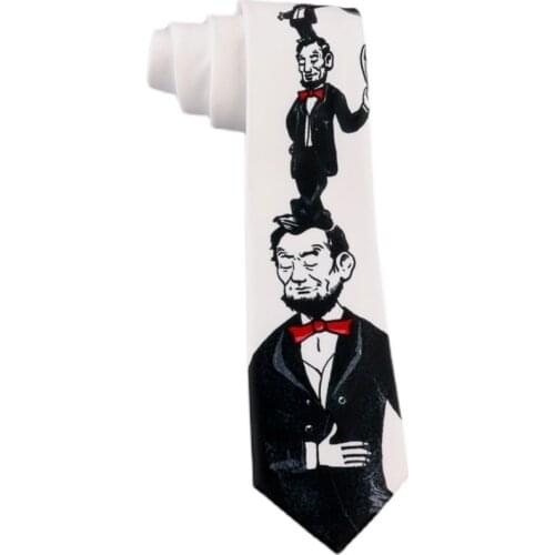 Free Shipping New Male mens Original design printed tie female students retro personality necktie character acrobatics Korean