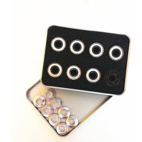 BSB Black Ceramic non-oil High Speed Inline Speed Skating Bearing ABEC7 ABEC9 ILQ9 ILQ11 608 bearing for MPC for CITYRUN Skates