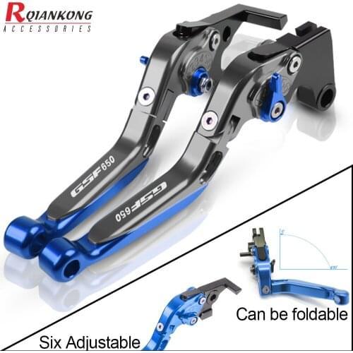 For SUZUKI GSF650 GSF 650F BANDIT 2005 2006 2007 Motorcycle Clutch Brake Lever CNCAluminum Extendable Adjustable Foldable Levers