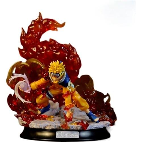 Bandai Naruto Anime Figure GK Rasengan Uzumaki Naruto Final Valley Showdown Luminous Collection Ornaments Anime Peripherals