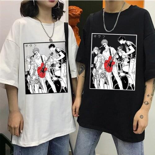Hot Anime Given T-Shirt Funny Harajuku Sato Mafuyu Uenoyama Ritsuka Nakayama Haruki Kaji Akihiko Shirt Graphic Tees Summer Top