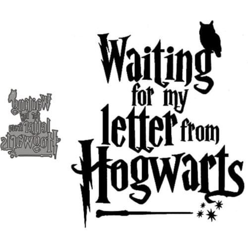 METAL CUTTING DIES WAITING Stencil Scrapbooking Photo Album Card Paper Embossing Craft DIY