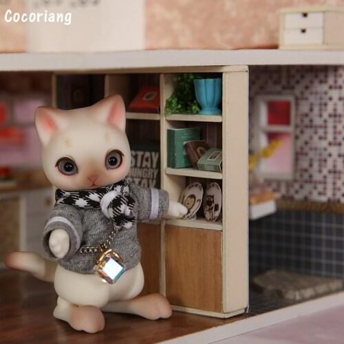New arrival Cocoriang Mocka BJD SD 1/12 Resin Doll Body Model Squirrel Luts Animals YoSD Mini Pet Fashion Shop Optional Fullset