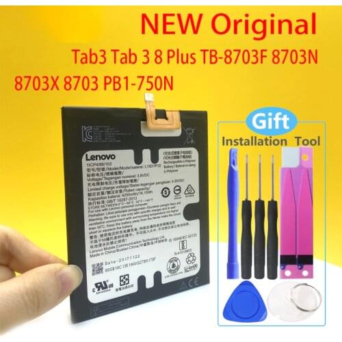 New Original L15D1P32 4250mAh Battery For Lenovo Tab3 Tab 3 8 Plus TB-8703F 8703N 8703X 8703 PB1-750N PB1 750N Phone In Stock