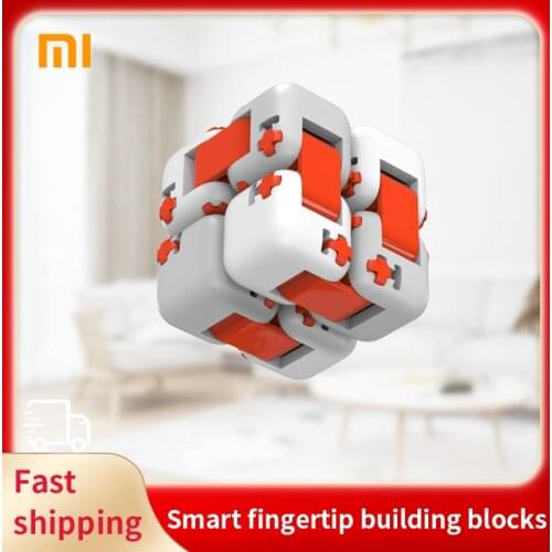 Original Xiaomi Mitu Finger Bricks Stress Relief Cube Spinner Toy Smart Fingertip Building Blocks Toys Xiaomi Home Gift for Kids