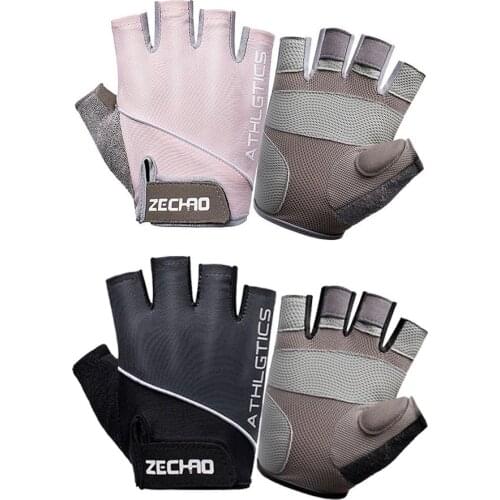 Fitness Gloves Adjustable Comfortable Exercise Training Gloves Weight Lifting Hand Protector