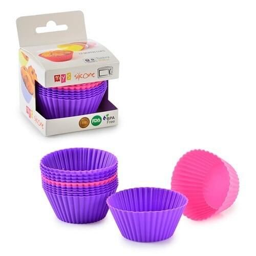 12'Li Silikon Tırtıklı Muffın Kabı