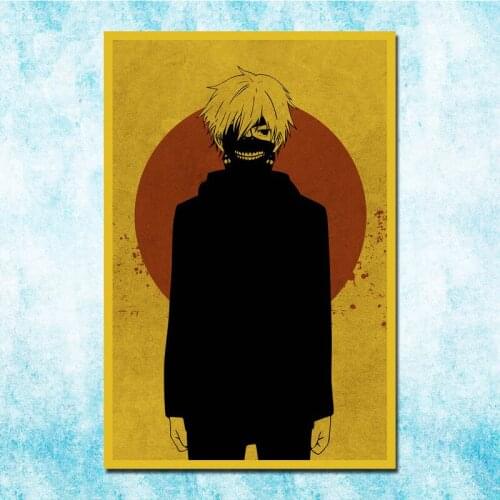 Japanese Anime Tokyo Ghoul Art Silk Poster Canvas Retro Print For Home Room Decor-038