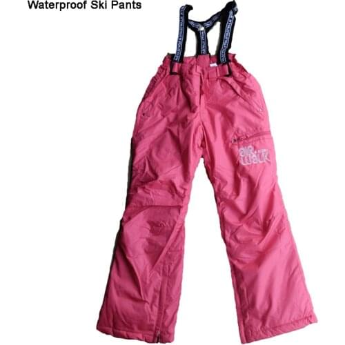 Girls Winter Pants Waterproof Windproof Cotton-padded Ski Overalls for Teenage Girl 8 9 10 12 13 14 15 year Girls Winter Clothes