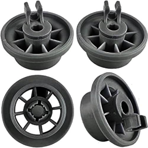 4pcs Dishwasher Lower Dishrack Wheel Dishwasher Rack Roller Wheels for Bosch/Siemens/NEFF set Lower Basket