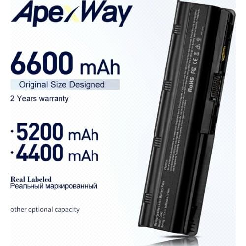 ApexWay MU06 battery for HP Pavilion DM4 DV3 DV5 DV6 DV7 G4 G6 G7 G72 G62 G42 for Compaq Presario CQ32 CQ42 CQ43 CQ56 CQ62 CQ72