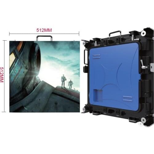 High Brightness P4 SMD indoor 512x512mm die casting aluminum cabinet Hot selling rental full color led screen display