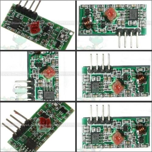 Free Shipping10PCS/lot RF wireless remote control Ordinary super- regeneration receiver module 315/433MHZ DC5V (ASK or OOK) 4mA