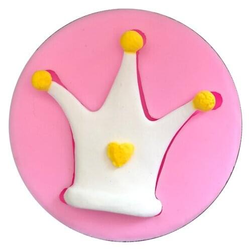 Free Shipping New Crown Cooking Tools Fondant DIY Cake Silicone Moulds Chocolate Baking Decoration Candy Resin Craft