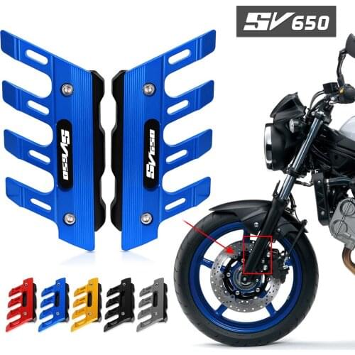 For Suzuki SV650 / S X SV650S 1999-2003 2008 2009 SV 650 2011-2020 mudguard side protection block front fender anti-fall slider