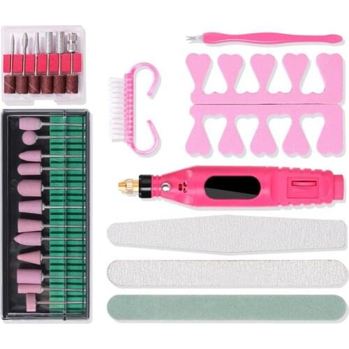 Electric Nail Drill Machine Set Grinding Equipment Mill For Manicure Pedicure Professional Strong Nail Polishing Tool